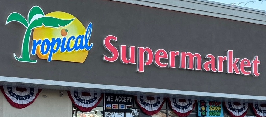 Tropical Supermarket Sign